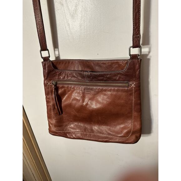 Margot of New York Beautiful Large Leather Crossbody / Shoulder Purse - Picture 3 of 16